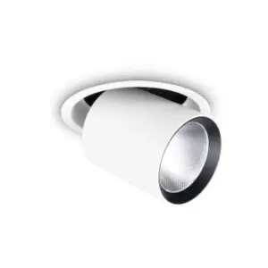 Image of Ideal Lux Adjustable Recessed Downlight White, 4000K, 30W