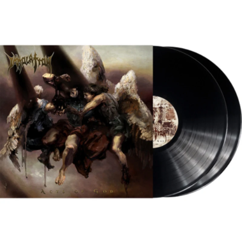 Image of Immolation Acts of god LP Black Onesize Unisex