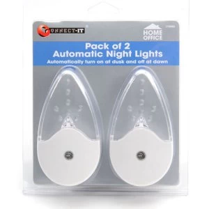 Image of Connect It Automatic Night Lights - Pack of 2