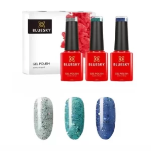 Image of Bluesky Teal Confetti Mini Trio