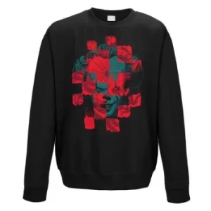 It Collage Crewneck Sweatshirt Large