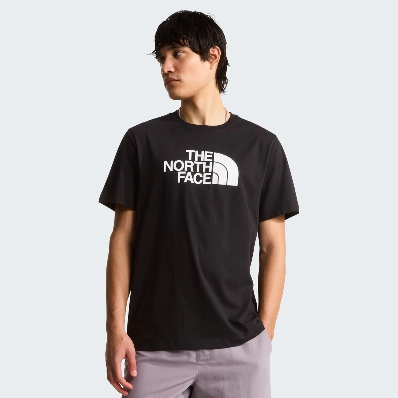 Image of The North Face Half Dome Short Sleeve T-Shirt Black Cotton S