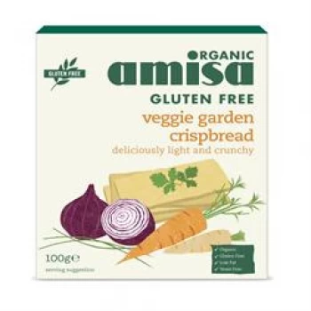 Image of Amisa Veggie Garden Crispbread 100g
