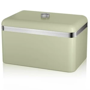 Image of Swan Retro Bread Bin - Green