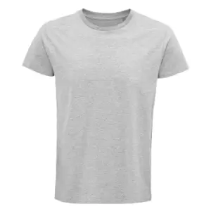 Image of SOLS Mens Crusader Organic T-Shirt (3XL) (Grey Marl)
