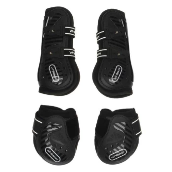 Image of John Whitaker Bingley Tendon and Fetlock Boot Set - Black