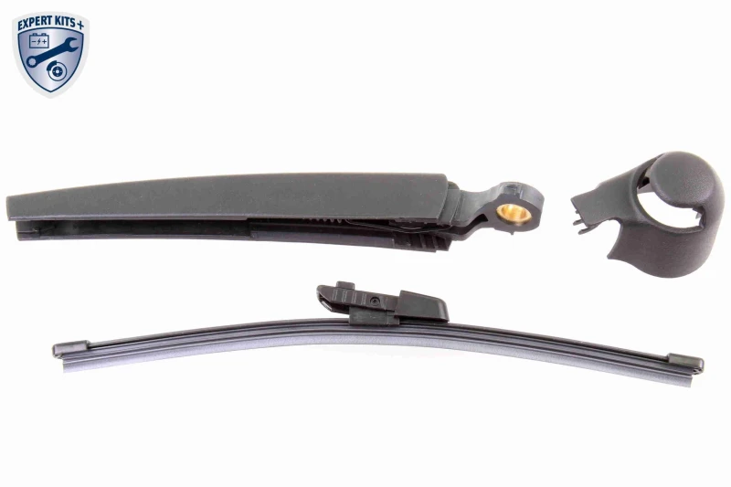 Image of VAICO V10-3462 Wiper Arm Set, window cleaning with cap PBT, GRP (Glass fibre Reinforced Plastic) Wiper Arm Set,window cleaning (6545)