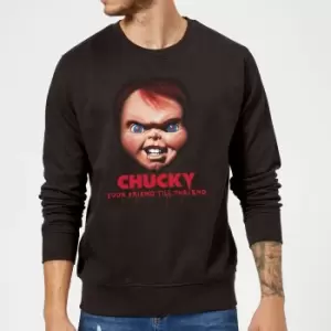 image of Chucky Friends Till The End Sweatshirt - Black - L - Black