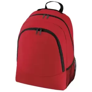 image of Bagbase Universal Multipurpose Backpack / Rucksack / Bag (18 Litres) (One Size) (Classic Red)