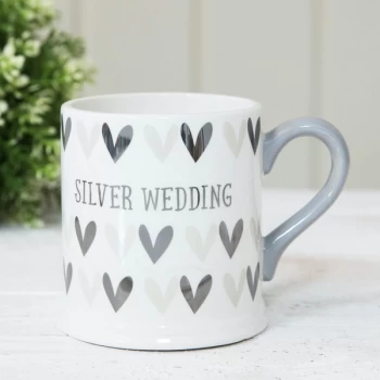 Image of Quicksilver Mug with Foil - Silver Wedding