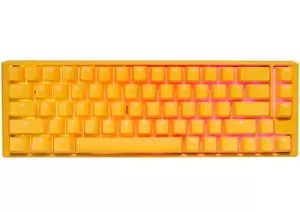 Image of Ducky One3 Yellow SF keyboard USB UK English