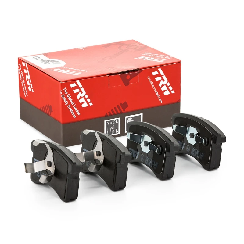 Image of TRW GDB3126 Brake pad set not prepared for wear warning indicator Brake Pad Set,disc brake (402)
