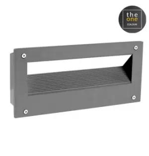 Image of Micenas Outdoor LED Recessed Wall Light Grey, Matt IP65 5.5W 3000K Dimmable