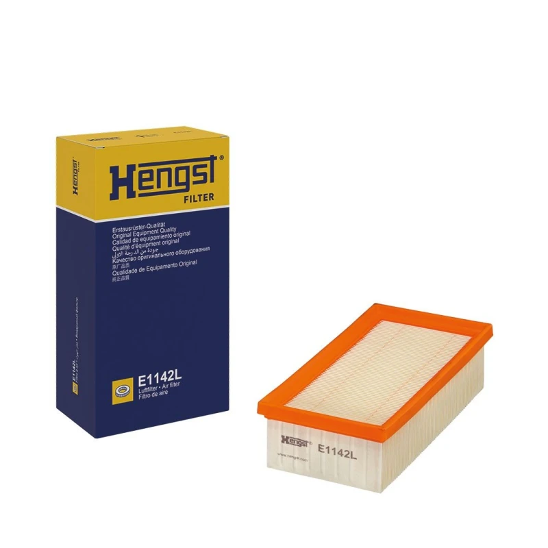 Image of HENGST FILTER E1142L Air filter Filter Insert Air Filter (8)
