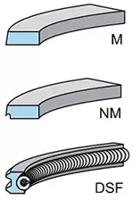 image of Piston Ring Kit 800075410000 by Kolbenschmidt