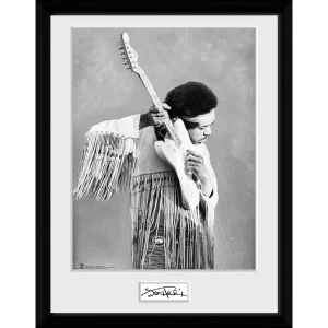 Jimi Hendrix Pose Collector Print