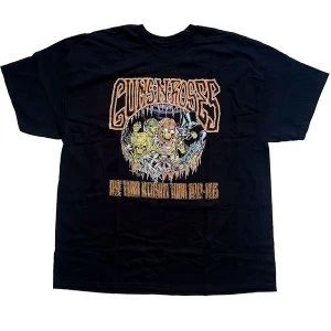 Image of Guns N' Roses - Illusion Monsters Unisex Large T-Shirt - Black