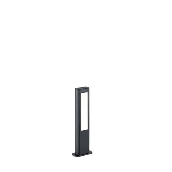 Image of Rhine Modern 2 Light Outdoor Pedestal Light Anthracite 3000K IP54