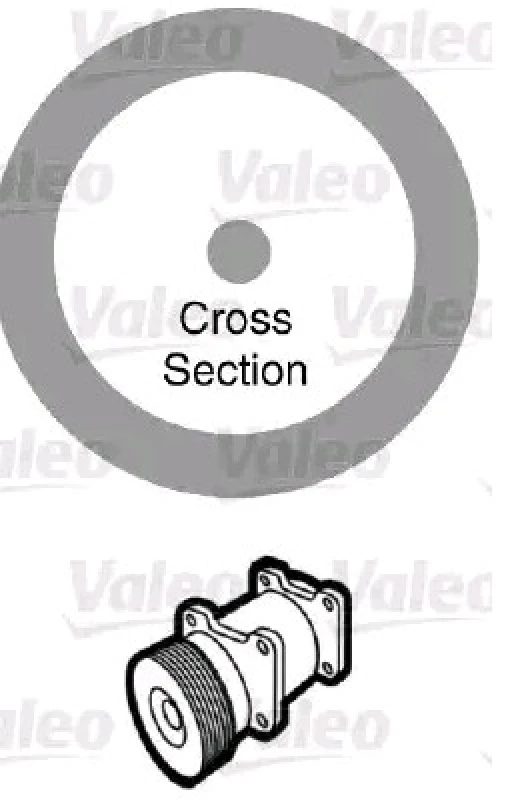 Image of VALEO 509179 Gaskets Seal,coolant pipe (547)