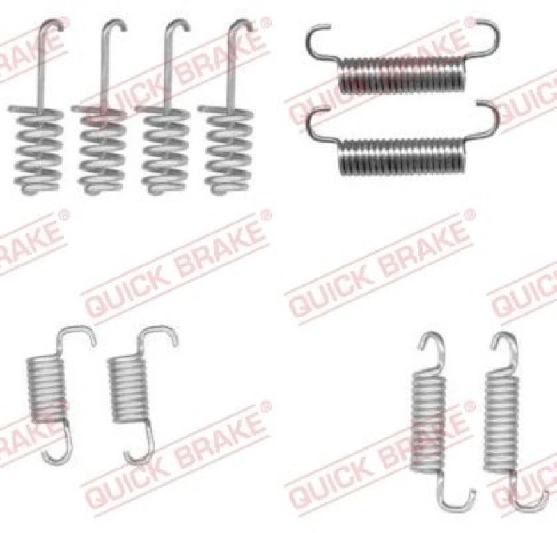Image of QUICK BRAKE Brake shoe fitting kit QUICK BRAKE 105-0004