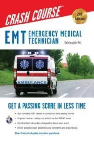 Image of EMT emergency medical technician crash course by Chris Coughlin