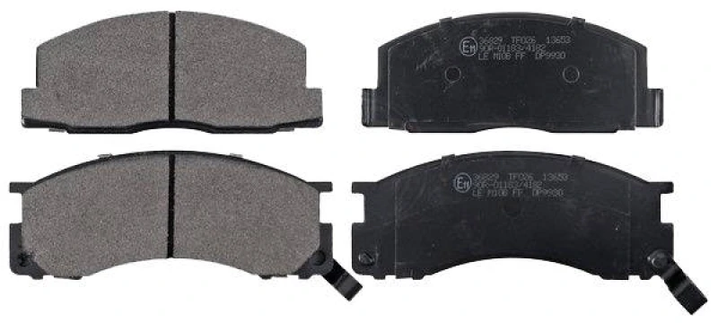 Image of A.B.S. 36829 Brake pad set with acoustic wear warning Brake Pad Set,disc brake (402)
