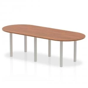 Image of Trexus Boardroom Table 2400x1200x730mm Walnut Ref I000144