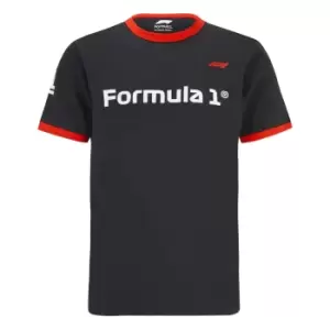 image of 2022 Formula 1 F1 Ringer Tee (Black)