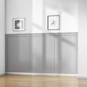 Image of Cheshire Mouldings Decorative Modern Wall Panel Capping Kit - 2 x 1m