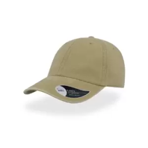 Image of Atlantis Digg Pigment Dyed 6 Panel Cap (One Size) (Khaki)