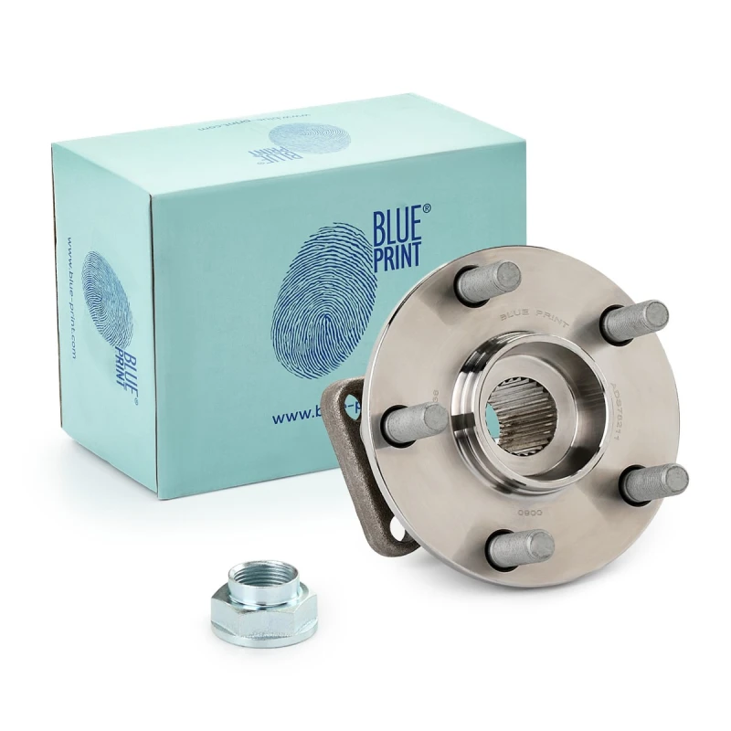 Image of Blue PRINT ADS78211 Wheel bearing kit Front Axle Right, with ABS sensor ring Wheel Bearing Kit (654)