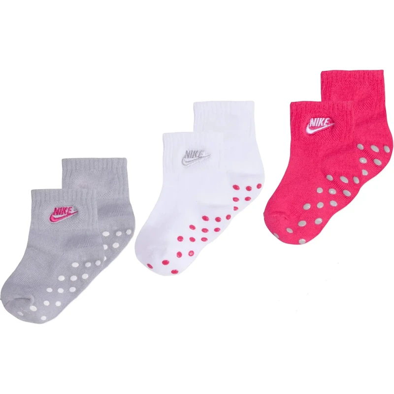Image of Nike Quarter Sock Baby - Pink Pink C3 - C7