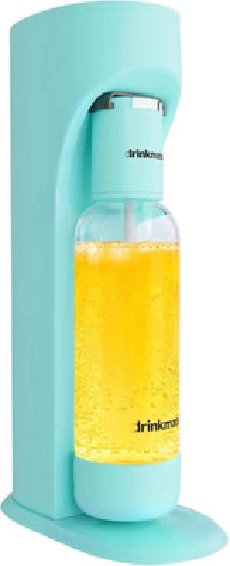 Image of Drinkmate Omnifizz Sparkling Water Soda Maker, Arctic Blue