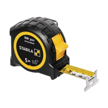 image of Stabila - BM 300 Robust Pocket Tape 5m/16ft (Width 27mm)