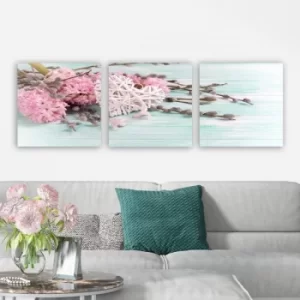 Image of P308726 Multicolor Decorative Canvas Painting (3 Pieces)