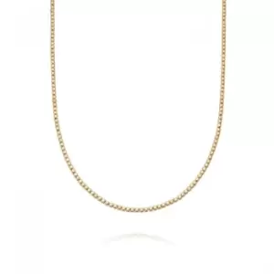 Image of Thin Beaded 18ct Gold Plated Necklace RN02_GP