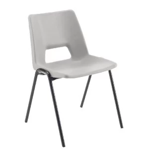 Image of Jemini Polypropylene Stacking Room Grey KF74960