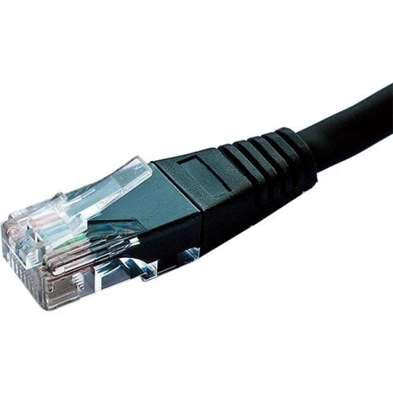 Image of Cablenet 20m Cat6 RJ45 Black U/UTP PE External Flush Moulded Solid Pat