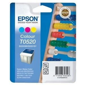 Image of Epson Abacus T0520 Tri Colour Ink Cartridge
