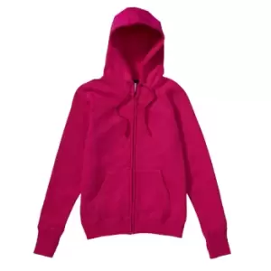 Image of SG Mens Full Zip Urban Hooded Sweatshirt / Hoodie (3XL) (Dark Pink)