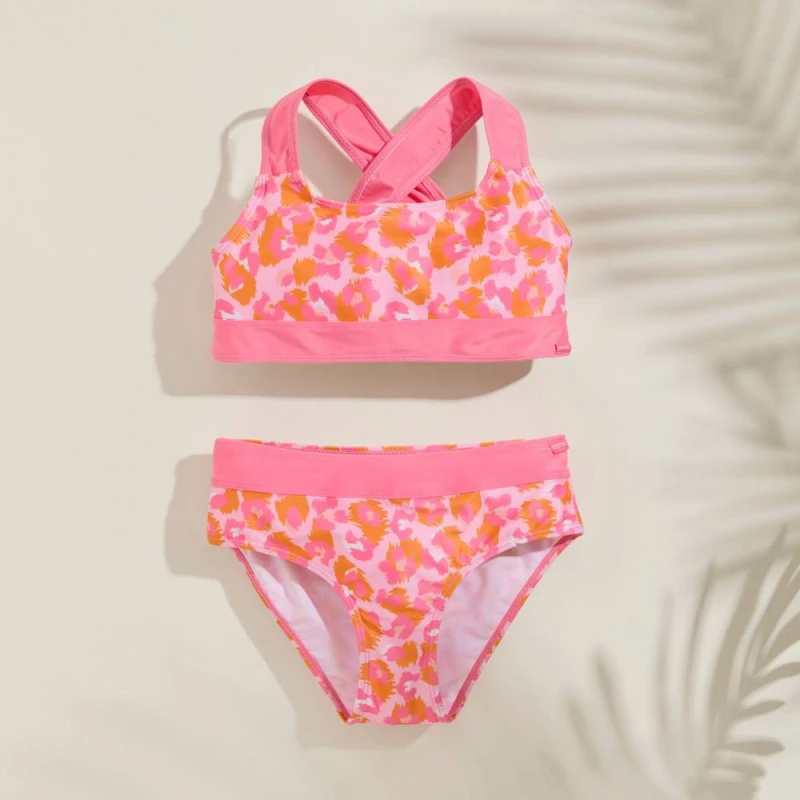 Image of Regatta 2 Piece swimsuit for girls Regatta Dakaria III Orange Female 7/8 ans RKM045-ZE6