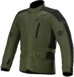 Image of Alpinestars Gravity Drystar Motorcycle Textile Jacket, green Size M green, Size M