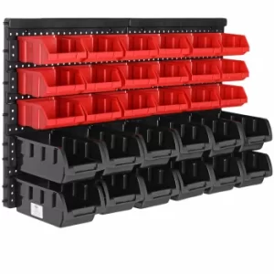 Image of Storage Bin Unit 32Pcs Wall Mounted