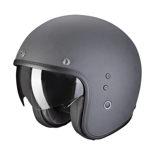 Image of Scorpion Belfast Evo Graphite Dark Grey Jet Helmet 2XL