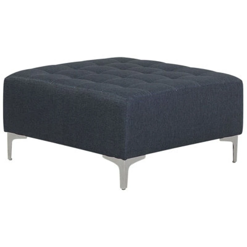 Image of Beliani Ottoman Aberdeen Fabric Dark Grey