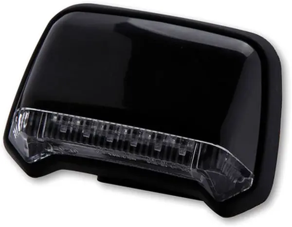 Image of SHIN YO LED taillight, chrome-plated, clear glass, silver
