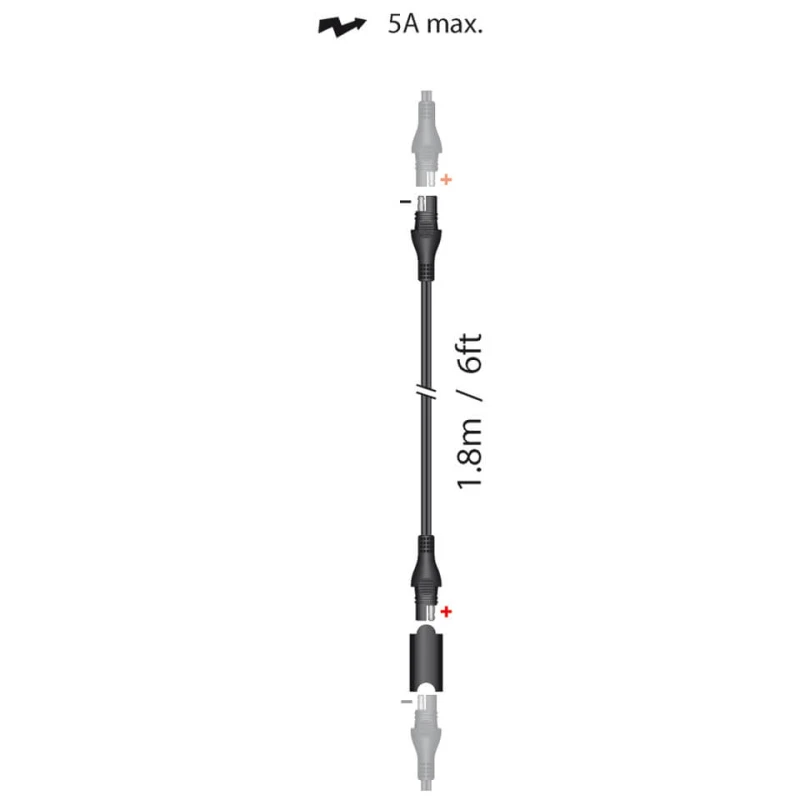 Image of OPTIMATE Charging cable Extension SAE plug