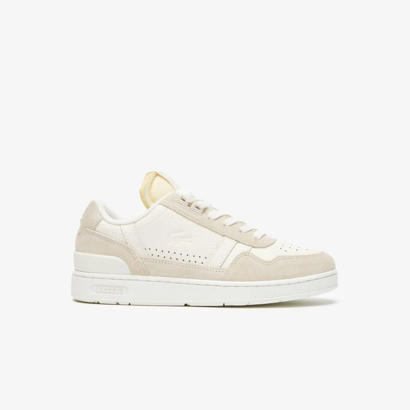Image of Lacoste T-Clip Trainers - White White 3