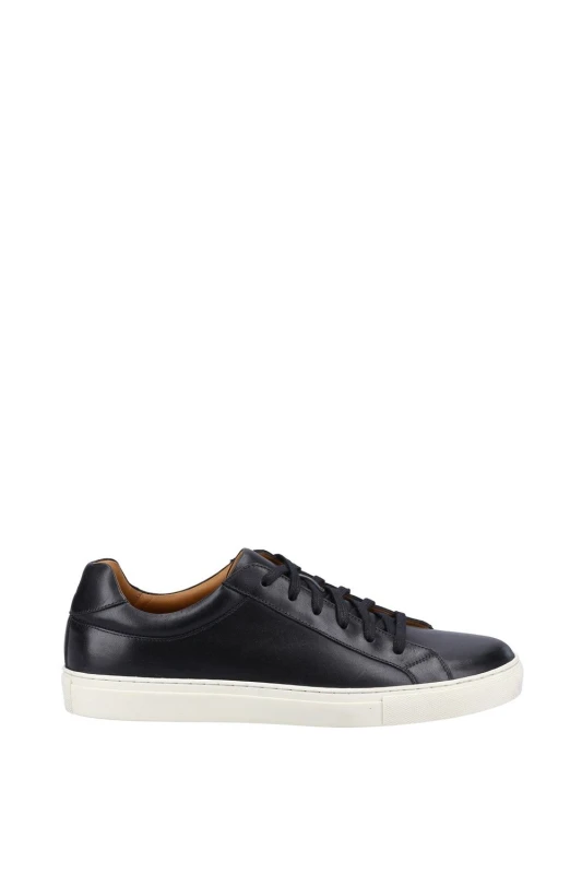 Image of Hush Puppies 'Colton' Cupsole Trainers Black