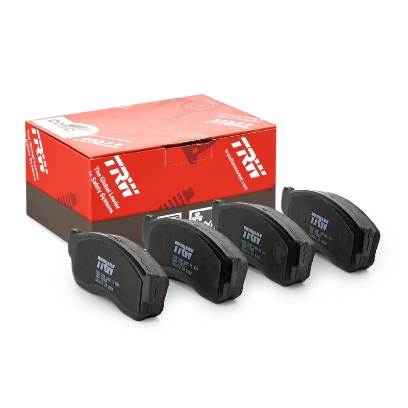 Image of TRW GDB288 Brake pad set not prepared for wear warning indicator Brake Pad Set,disc brake (402)